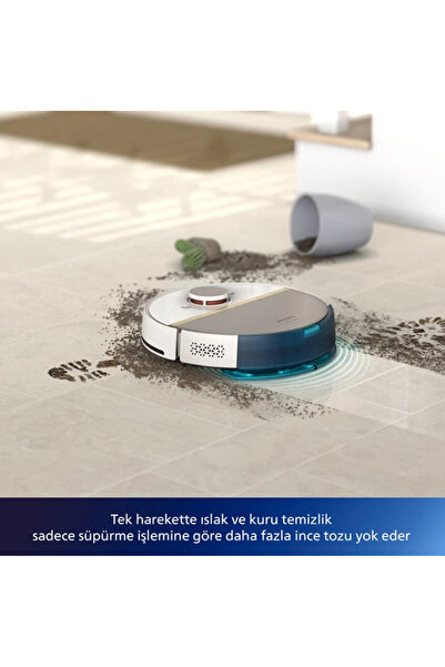 Philips XU7000/02 HomeRun 7000 Serisi Aqua Islak ve Kuru Temizlik Robotu