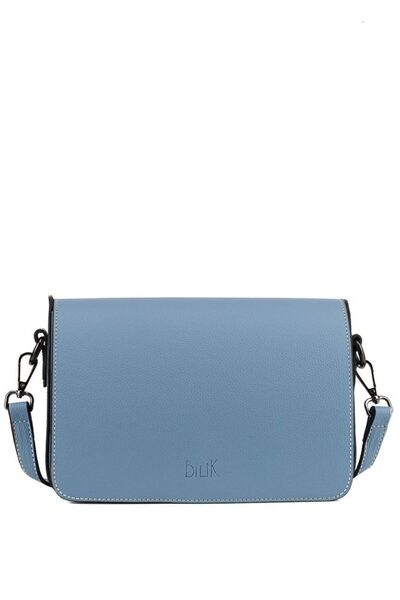 Bilik Deri Сумка з діагональними ременями, світло-блакитна, жіноча DLR 121