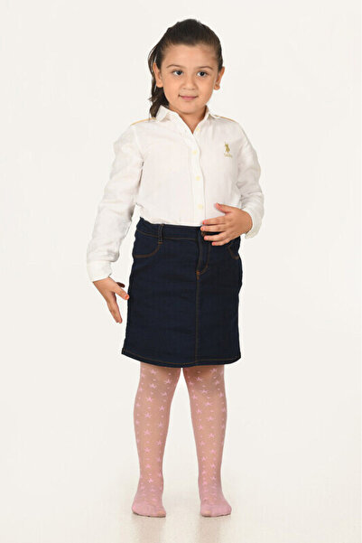 NBB Powder Star Patterned Children's Pantyhose