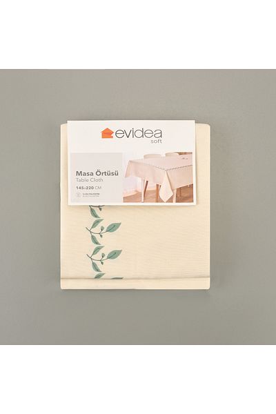 Evidea Soft Havva Tablecloth - White - 145X220 cm