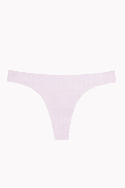 NBB Açık Pembe Gül Kurusu Açık Kahve 3lü Lazer Kesim Tanga