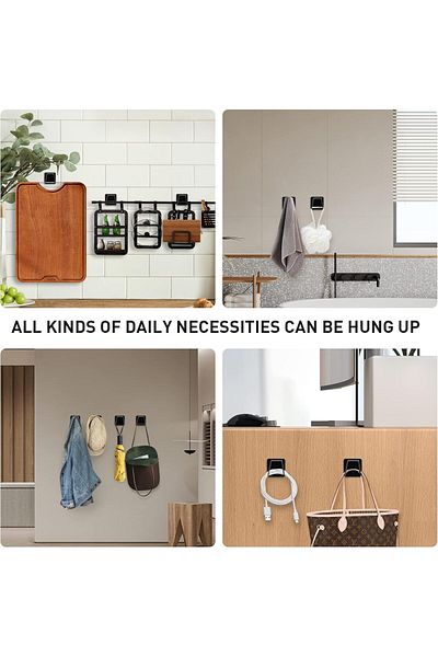 Sea Home 2Pcs Black Dishwashing Sponge Holder Adhesive Stainless Steel Dishwashing Sponge Holder Hanger M-Sng1