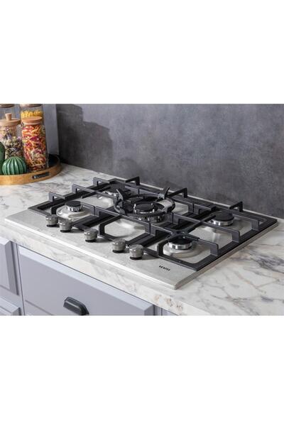 Vestel Ao-71159 X Dg-w 70 Cm 5 Gözü Gazlı (1 GÖZÜ WOK'LU) Ankastre Ocak