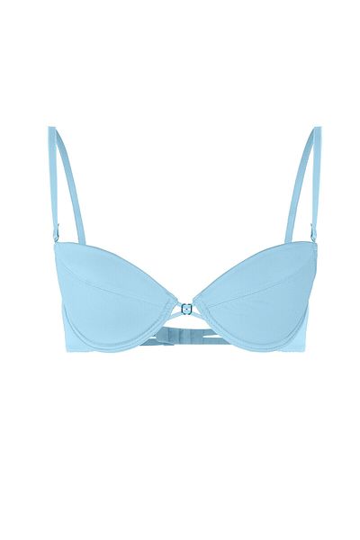 NBB Turquoise Elastane Micro Bra with Removable Support