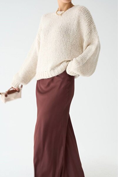 My Blog Stone Everyday Basic-Pullover mit Rundhalsausschnitt – 241159