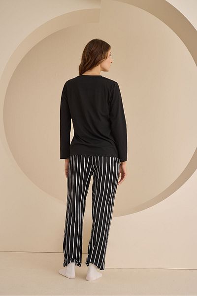 NBB Black Coast West Striped Pajama Set
