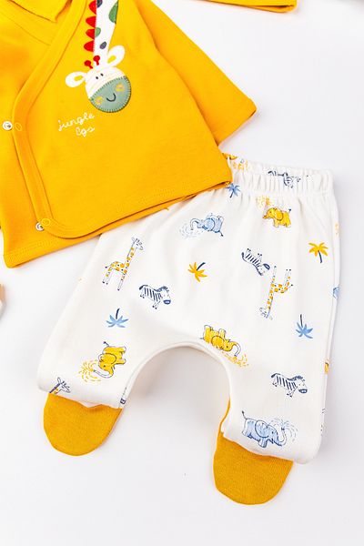 Babymod Giraffe Themed 5 Piece Baby Boy Hospital Outlet Baby Set