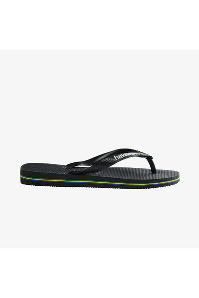 Havaianas Unisex Μαύρες Μαύρες Παντόφλες