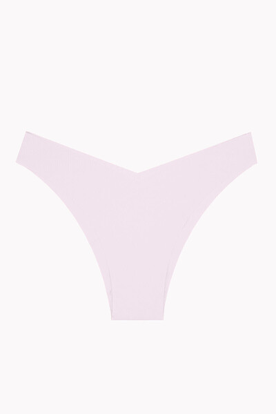 NBB Açık Pembe Gül Kurusu Açık Kahve 3lü Lazer Iz Yapmaz V Shape Brazillian Külot