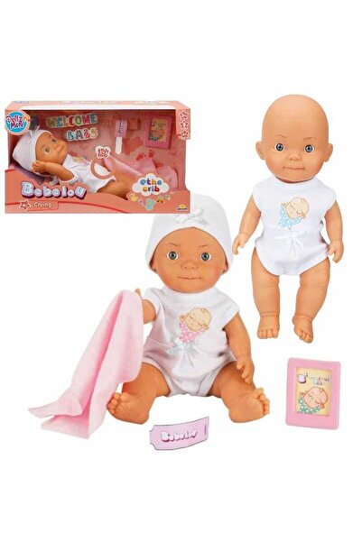 Oyuncak Fabrikası Hoşgeldin Oyuncak Sesli Ağlayan Bebek 30 Cm Aksesuarlı