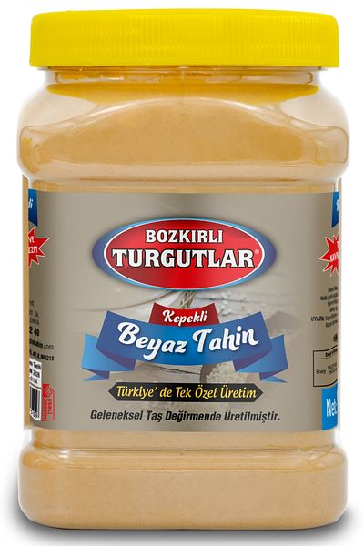 Bozkırlı Çavuşoğlu White Tahini with Bran 930g Special Production Turkey De Tek + White Unroasted Raw Sesame 500g