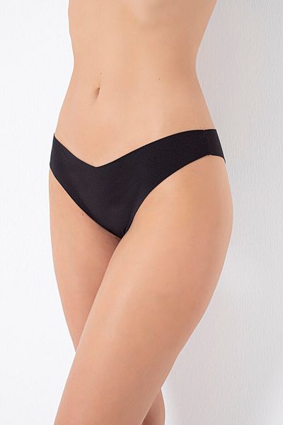NBB Μαύρο εσώρουχο Brazillian 3 τεμαχίων Laser Shape V