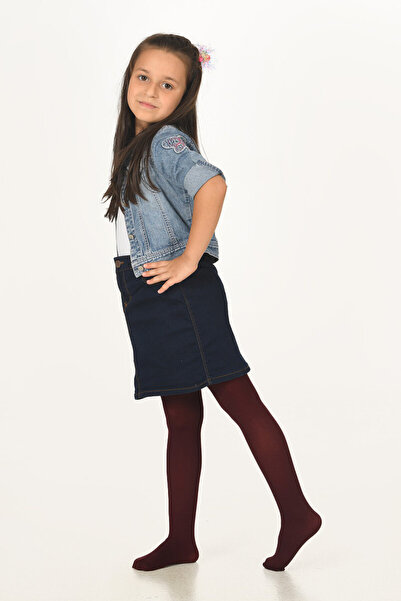 NBB Παιδικό καλσόν 40 Denier Claret Red