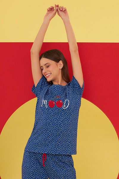 NBB Σετ πιτζάμες Navy Blue Fresh Mood