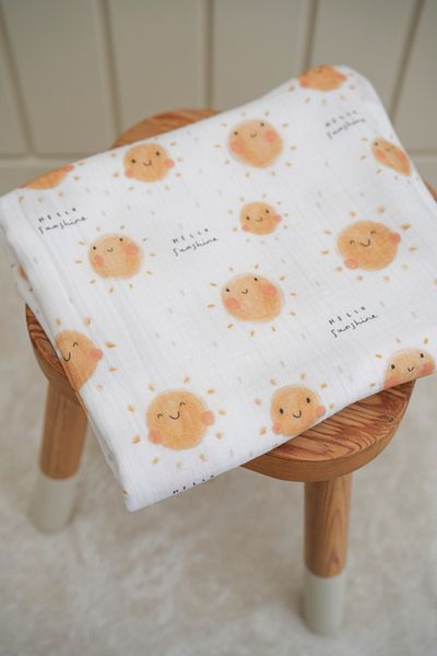 Tuğba Kuğu Happy Sunshine Printed Muslin Fabric