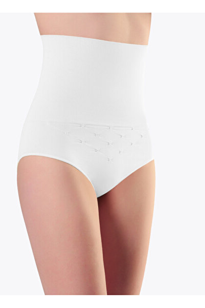 NBB High Waist White Panty Corset