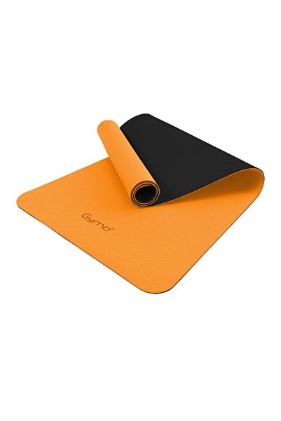 Gymo Ekolojik 6mm Tpe Yoga Matı Pilates Minderi Turuncu