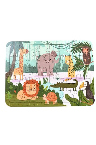Uçandaire Forest Puzzle 40 Piece Wooden Puzzle 31X21Cm