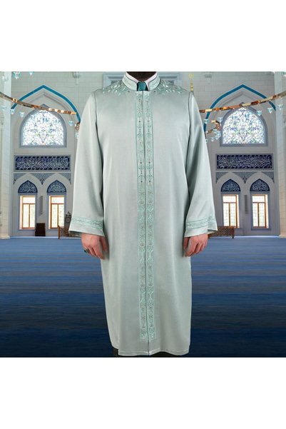 İkranur Haseki Imam Robe Water Green