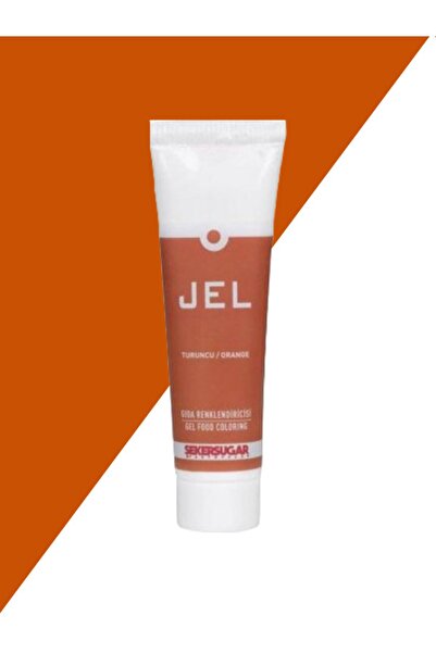 ŞEKER & SUGAR Turuncu Jel Gıda Boyası 100 gr