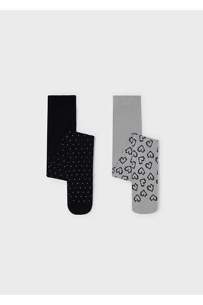 MAYORAL 2-10 Years Girl's 2-Piece Pantyhose Set Black