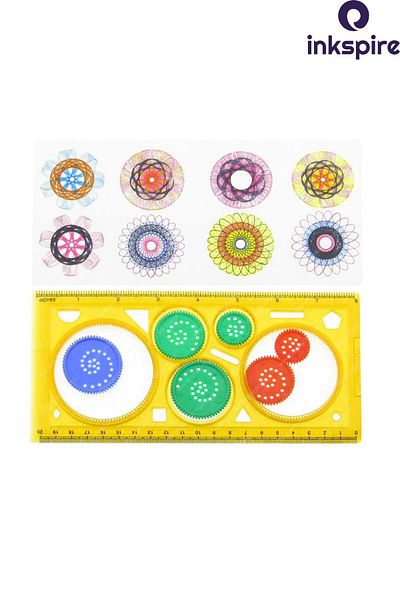 inkspire Motif Template 1 Pack 20 cm Motif Extraction Template Technical Drawing Shaping Ruler Drawing Template