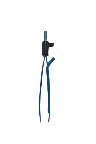 AZİM Koter Bipolar Penset 17cm Dişli Uç Aspiratör Girişl