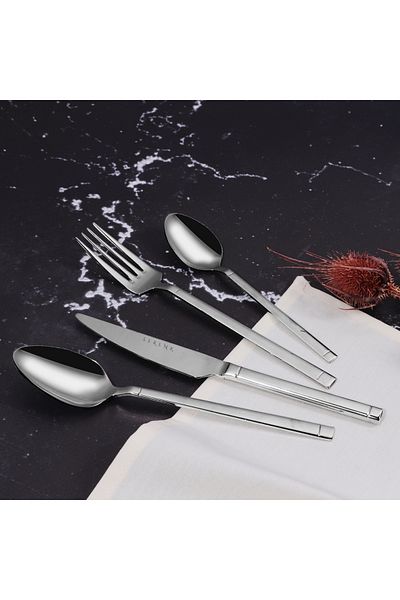 Serenk Barcelona Stainless Steel Cutlery Set 24 Pieces