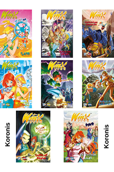 Komik Şeyler Winx Club Cilt 1-2-3-4-5-6-7-8 Set (8Kitap)