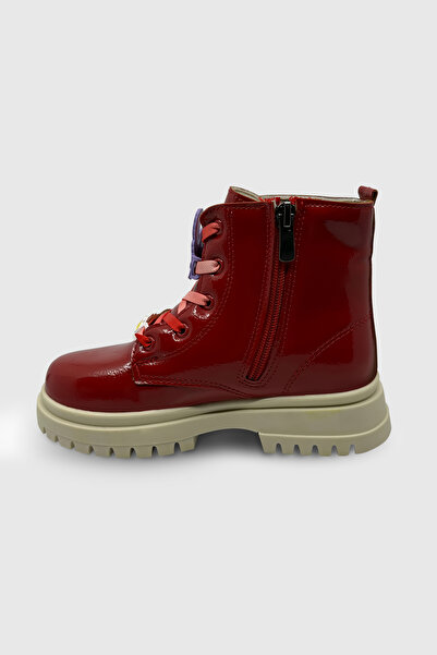 playup design office Playup Kız Çocuk Bot Kaymaz Taban Soğuğa Dayanıklı Kırmızı