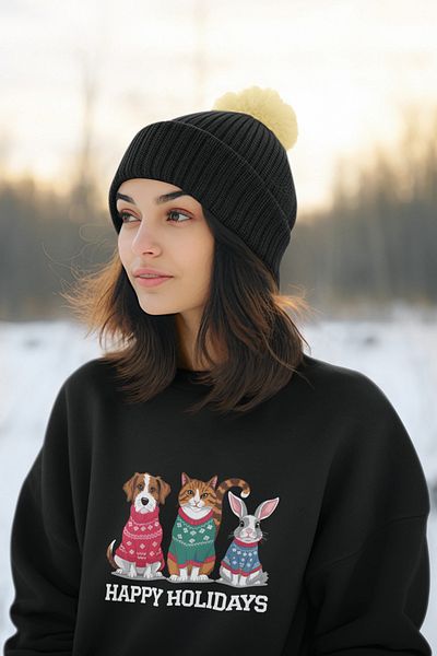 SUNFREE УНИСЕКС ПАМУЧЕН СУИТШЪР С ЩАМП