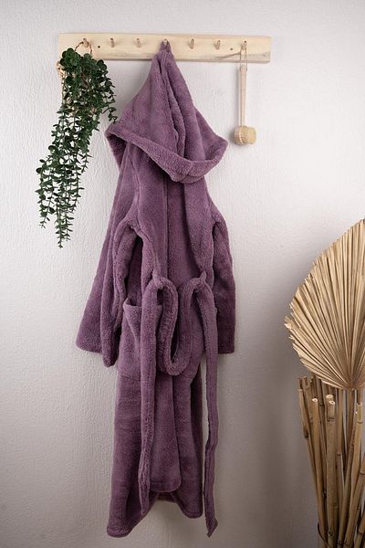 Baveno Wellsoft Plush Adult Hooded Pocket Bathrobe