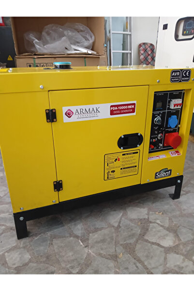 Armak PDA-10000 MEK 9,4 KVA MONOFAZE DİZEL KABİNLİ PORTATİF JENERATÖR