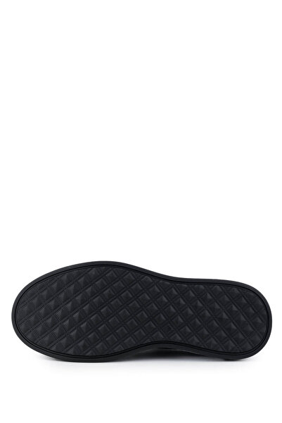 Tamer Tanca Erkek Hakiki Deri Siyah Deri Casual Ayakkabı