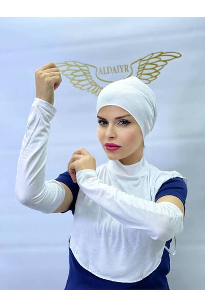 ALDAİR Комфортний набір комірця та манжет для рук - Трубчаста шапочка-T4U5O5D...