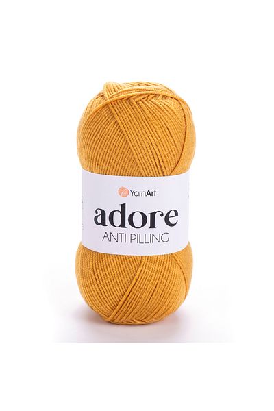 Yarnart Adore - Πλεκτό Χέρι Αντι-πυλώματος Μουστάρδα-334