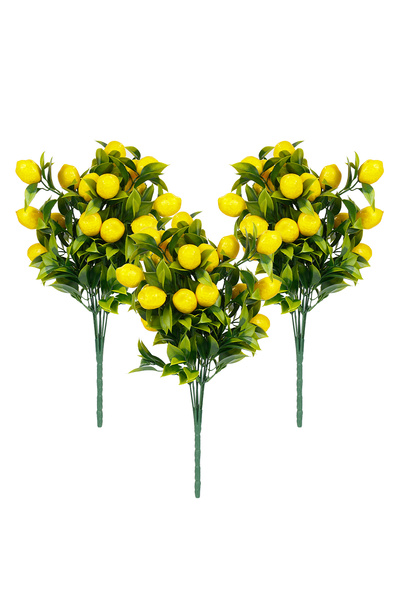 Çiçekmisin 3 Adet Limon Demet Yapay Bitki