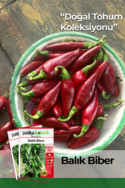 Patika Botanik 100 Adet Balık Biber Tohumu