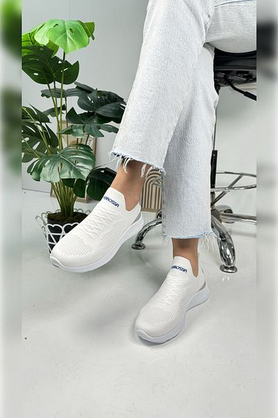 Nstil Casual γυναικεία ανδρικά αθλητικά παπούτσια αναπνεύσιμα ελαφριά περπάτημα χωρίς κορδόνια εύκαμπτα λευκά αθλητικά παπούτσια 041f