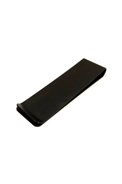 SPELT Metal Paper Money Buckle Card Holder Clip Wallet Paper Clip Black 70 mm X 20 mm