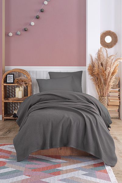 Eponj Home Ecocel Pike Junior Blanket - 140x230cm Anthracite