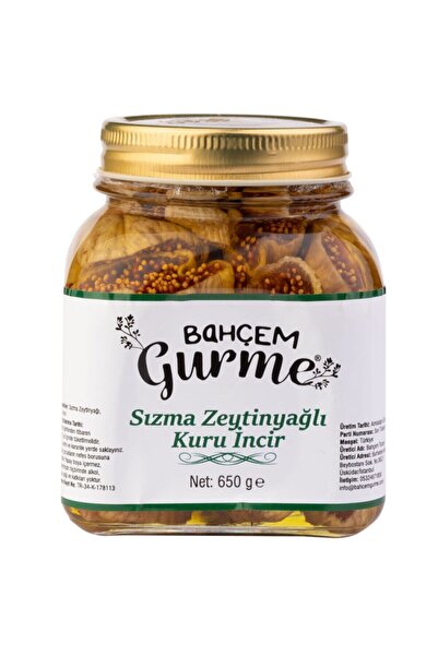 Bahçem Gurme Kuru İncir Zeytinyağı Karışımı 650 GR