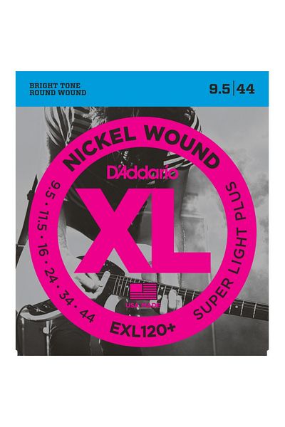 Daddario Exl120 Nickel Wound - Super Light Electric Guitar String Set, XL, 9.5-44