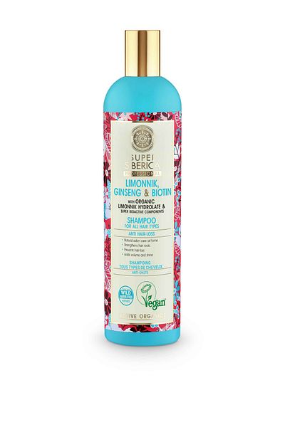Natura Siberica Super Siberica 400ml Shampoo - Lemonic, Ginseng and Biotin