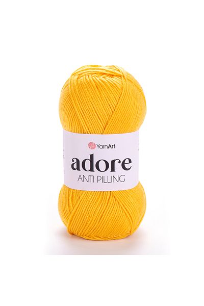 Yarnart Adore - Anti-pilling Hand Knitting Thread Dark Yellow-355
