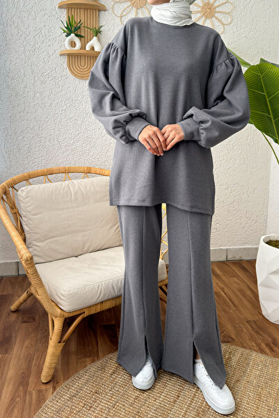Salih Çelebi Gray Slit Set 61665