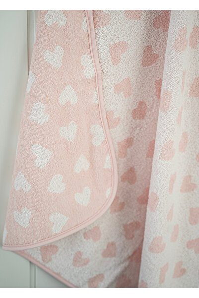 Kirazkids 100x100 Organik Pamuk Bebek Çocuk Banyo Havlu Kundak