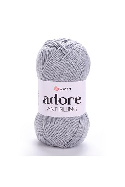 Yarnart Adore - Πλεκτό νήμα χειρός κατά της πυλίσματος Ice Grey-346
