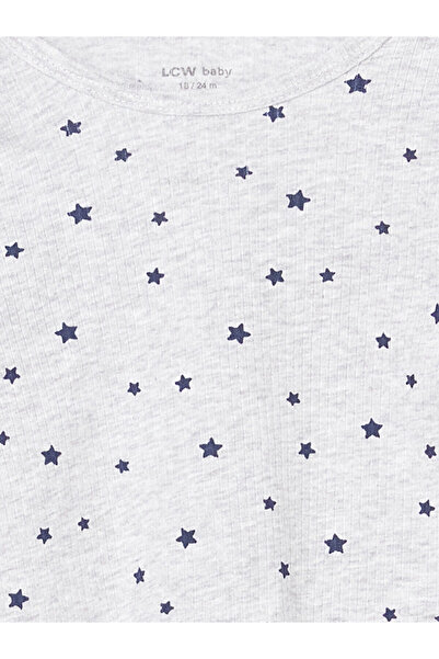 LC Waikiki Lcw Baby Gray Printed Boy's Pajamas