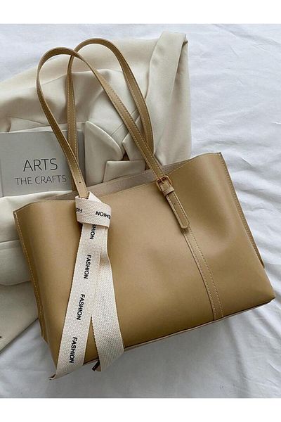 HONEY BAG Голяма дамска чанта за през рамо Afta от норка